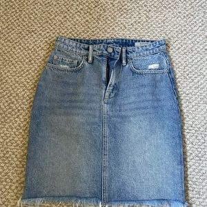 All Saints denim skirt